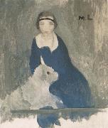 Marie Laurencin Asijici and dog painting